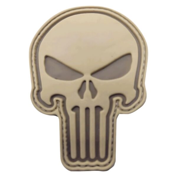 Patch Emblema Caveira Justiceiro Emborrachado 3D com Velcro - Image 7