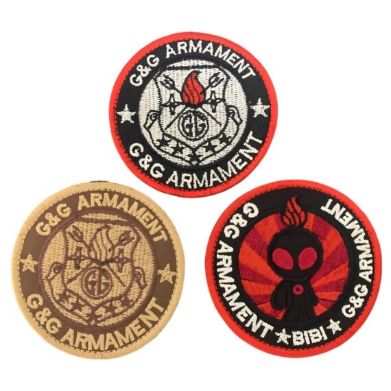 Patch Emblema G&G Armament Oficial Bordado com Velcro