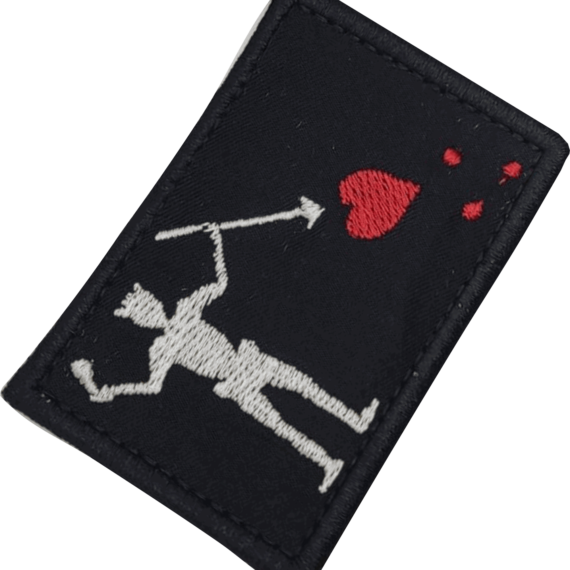 Patch Emblema Barba Negra PCM Forward [Coração] Bordado com Velcro