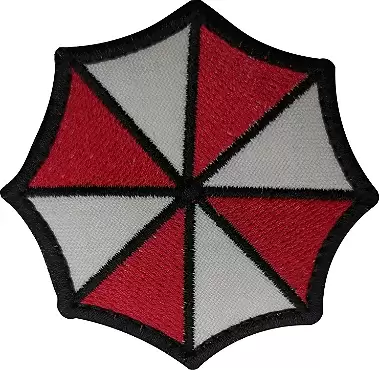 Patch Emblema Logo Umbrella Bordado com Velcro
