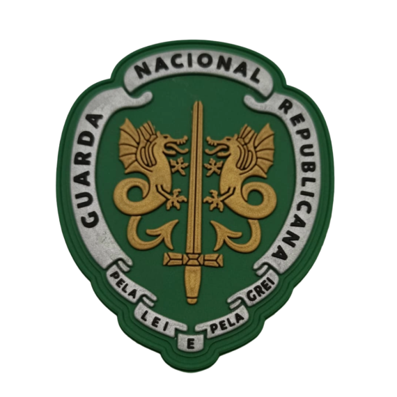 Brasão GNR emborrachado Dourado
